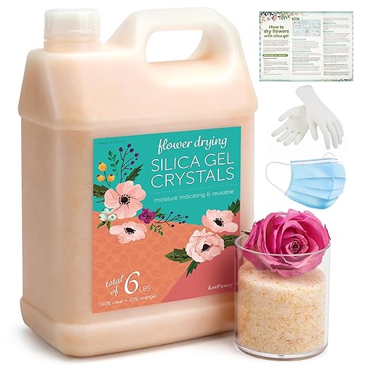 lotfancy silica gel flower dry...